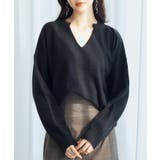 キーネックドロップショルダーニット | SAISON DE PAPILLON | 詳細画像20
