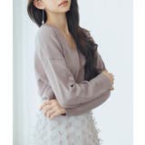 キーネックドロップショルダーニット | SAISON DE PAPILLON | 詳細画像5