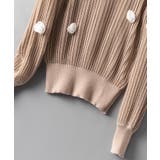 透かし編みモチーフニットプルオーバー | SAISON DE PAPILLON  | 詳細画像19 