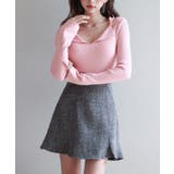 リブ編みポロネックニットプルオーバー | SAISON DE PAPILLON | 詳細画像9