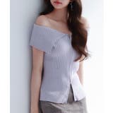 ダブルジップオフショルダーニット | SAISON DE PAPILLON | 詳細画像4