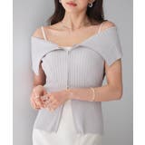 ダブルジップオフショルダーニット | SAISON DE PAPILLON | 詳細画像24