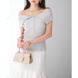 ダブルジップオフショルダーニット | SAISON DE PAPILLON | 詳細画像26