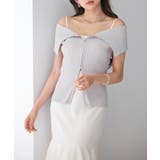 ダブルジップオフショルダーニット | SAISON DE PAPILLON | 詳細画像27