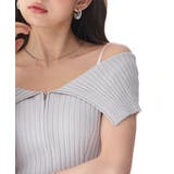 ダブルジップオフショルダーニット | SAISON DE PAPILLON | 詳細画像30