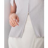 ダブルジップオフショルダーニット | SAISON DE PAPILLON | 詳細画像31