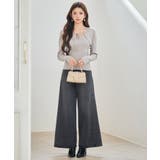 レイヤード風リブ編みニットトップス | SAISON DE PAPILLON | 詳細画像5