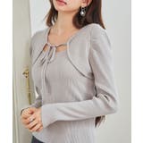 レイヤード風リブ編みニットトップス | SAISON DE PAPILLON | 詳細画像8