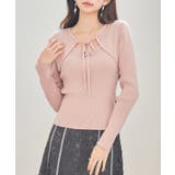 レイヤード風リブ編みニットトップス | SAISON DE PAPILLON | 詳細画像21