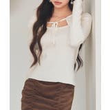 レイヤード風リブ編みニットトップス | SAISON DE PAPILLON | 詳細画像31