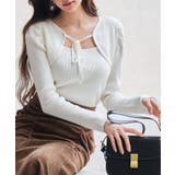 レイヤード風リブ編みニットトップス | SAISON DE PAPILLON | 詳細画像32