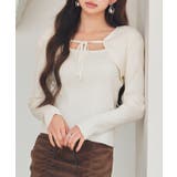 レイヤード風リブ編みニットトップス | SAISON DE PAPILLON | 詳細画像35