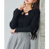 レイヤード風リブ編みニットトップス | SAISON DE PAPILLON | 詳細画像12