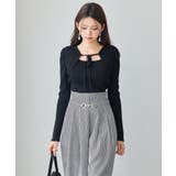 レイヤード風リブ編みニットトップス | SAISON DE PAPILLON | 詳細画像15