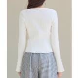 レイヤードランダムリブ編みニットトップス | SAISON DE PAPILLON | 詳細画像13