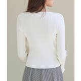 レイヤードランダムリブ編みニットトップス | SAISON DE PAPILLON | 詳細画像5