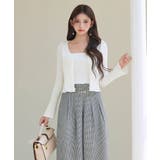 レイヤードランダムリブ編みニットトップス | SAISON DE PAPILLON | 詳細画像7