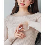 シアドッギング長袖リブニットトップス | SAISON DE PAPILLON | 詳細画像23