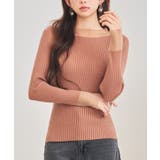 シアドッギング長袖リブニットトップス | SAISON DE PAPILLON | 詳細画像34