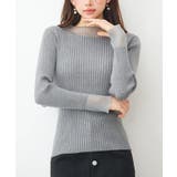 シアドッギング長袖リブニットトップス | SAISON DE PAPILLON | 詳細画像25