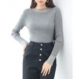 シアドッギング長袖リブニットトップス | SAISON DE PAPILLON | 詳細画像28