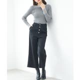 シアドッギング長袖リブニットトップス | SAISON DE PAPILLON | 詳細画像30