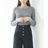 シアドッギング長袖リブニットトップス | SAISON DE PAPILLON | 詳細画像31