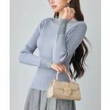 シアドッギング長袖リブニットトップス | SAISON DE PAPILLON | 詳細画像4