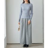 シアドッギング長袖リブニットトップス | SAISON DE PAPILLON | 詳細画像6