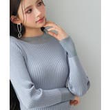 シアドッギング長袖リブニットトップス | SAISON DE PAPILLON | 詳細画像8