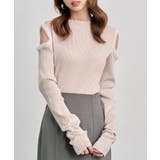 カットアウェイ・ショルダーボトルネックリブニット | SAISON DE PAPILLON | 詳細画像18