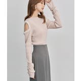 カットアウェイ・ショルダーボトルネックリブニット | SAISON DE PAPILLON | 詳細画像19