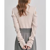 カットアウェイ・ショルダーボトルネックリブニット | SAISON DE PAPILLON | 詳細画像20