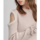 カットアウェイ・ショルダーボトルネックリブニット | SAISON DE PAPILLON | 詳細画像24