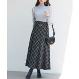 カットアウェイ・ショルダーボトルネックリブニット | SAISON DE PAPILLON | 詳細画像30