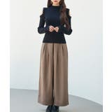 カットアウェイ・ショルダーボトルネックリブニット | SAISON DE PAPILLON | 詳細画像12