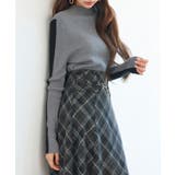 袖配色 ボトル・ネックリブニットプルオーバー | SAISON DE PAPILLON | 詳細画像29