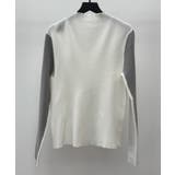 袖配色 ボトル・ネックリブニットプルオーバー | SAISON DE PAPILLON | 詳細画像44