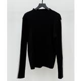 袖配色 ボトル・ネックリブニットプルオーバー | SAISON DE PAPILLON | 詳細画像26