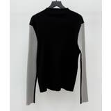 袖配色 ボトル・ネックリブニットプルオーバー | SAISON DE PAPILLON | 詳細画像27