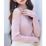 オブリーク・ネック風ニットトッブス | SAISON DE PAPILLON | 詳細画像29