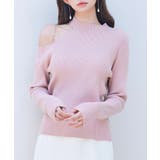 オブリーク・ネック風ニットトッブス | SAISON DE PAPILLON | 詳細画像30