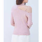 オブリーク・ネック風ニットトッブス | SAISON DE PAPILLON | 詳細画像22