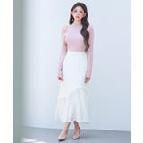 オブリーク・ネック風ニットトッブス | SAISON DE PAPILLON | 詳細画像23