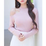 オブリーク・ネック風ニットトッブス | SAISON DE PAPILLON | 詳細画像25