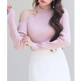 オブリーク・ネック風ニットトッブス | SAISON DE PAPILLON | 詳細画像26