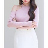 オブリーク・ネック風ニットトッブス | SAISON DE PAPILLON | 詳細画像27