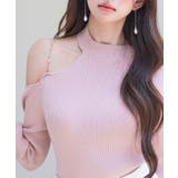 オブリーク・ネック風ニットトッブス | SAISON DE PAPILLON | 詳細画像28