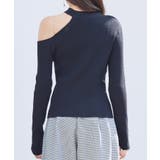 オブリーク・ネック風ニットトッブス | SAISON DE PAPILLON | 詳細画像19