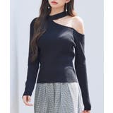 オブリーク・ネック風ニットトッブス | SAISON DE PAPILLON | 詳細画像20